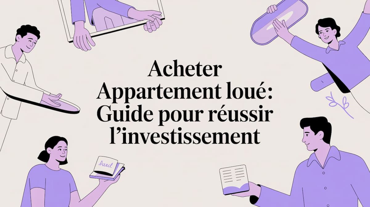 Acheteur investissant dans un appartement déjà loué