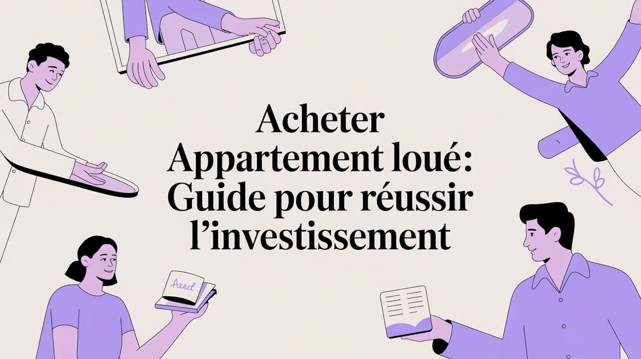 Acheteur investissant dans un appartement déjà loué