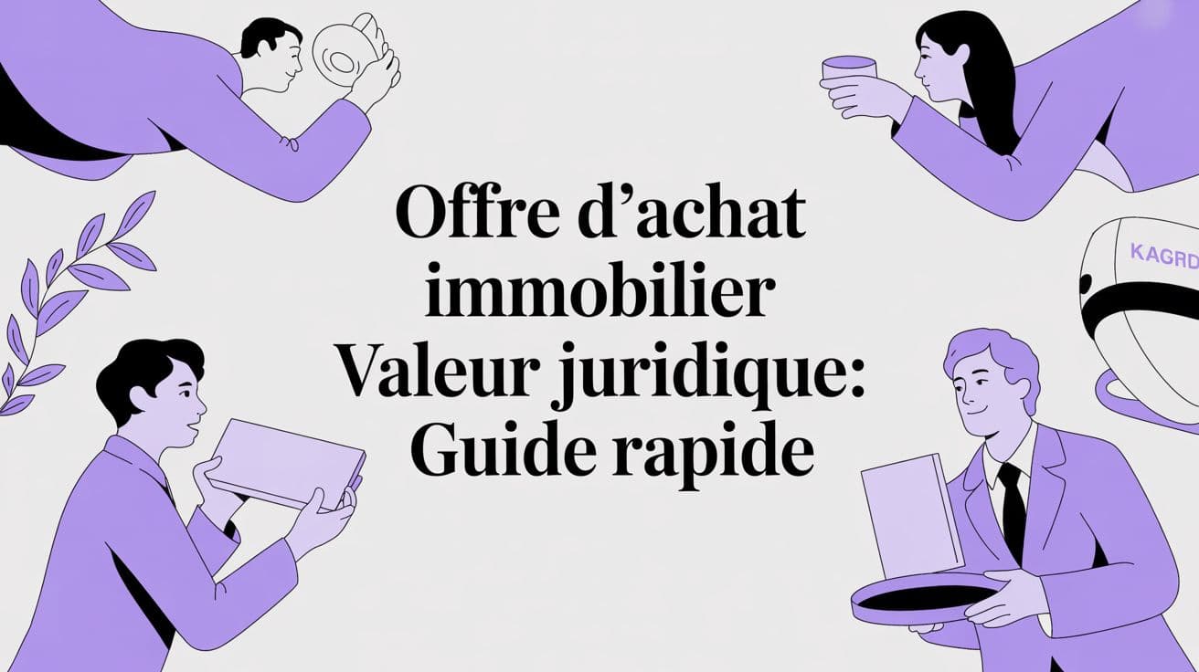 Personne signant une offre d’achat immobilière sur une table en bois
