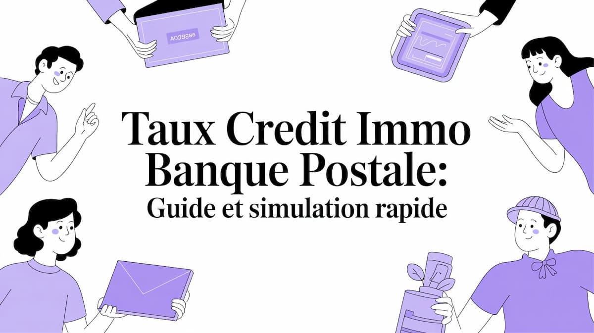 Taux crédit immo Banque Postale